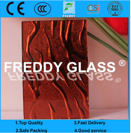 8mm Red Flame Aluminium/Patterned Aluminium Mirror/Aluminum Mirror